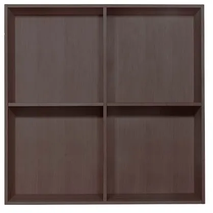 Kidi Regal - Massiv Eiche mit Schwalbenschwanzverbindung - Dunkel geräuchert - 34 cm