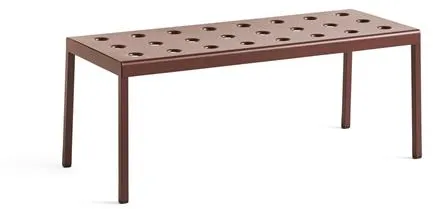 HAY Balcony Niedriger Tisch L96,5 x H39 Iron Red