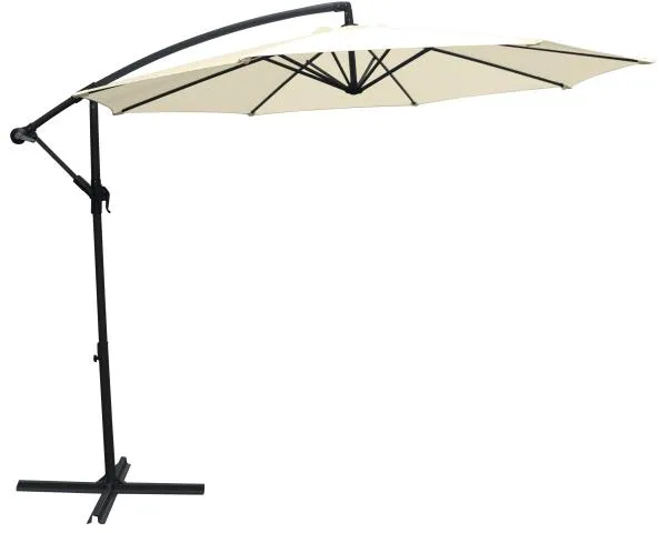Hängeparasol beige 300cm