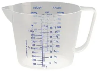 Stewart Messbecher, PP-Kunststoff klar, 1 L