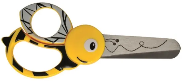 Fiskars Kinderschere mit Bienenmotiv