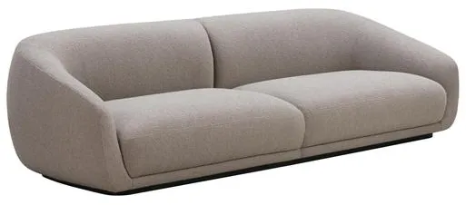 Wendelbo Montholon 3-Sitzer Sofa Cuddle 04/Schwarz gebeizte Eiche