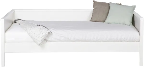 Nikki, Schlafsofa, weiß, H73x100x208 cm, Kiefernholz